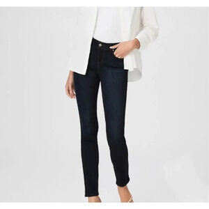 PAIGE DENIM | Skyline Skinny Jeans Blue Dark Wash | Size 26, 4‎